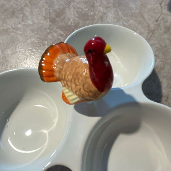 Faux NORA FLEMING Turkey Plate Decoration - Picture 3 of 5